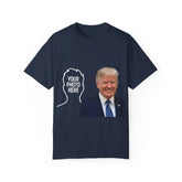 Donald Trump Store | Custom Unisex Garment-Dyed Navy T-Shirt - Navy / S - T-Shirt